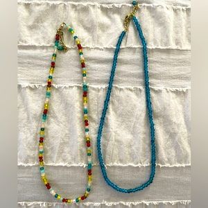 Noonday glass necklace bar set